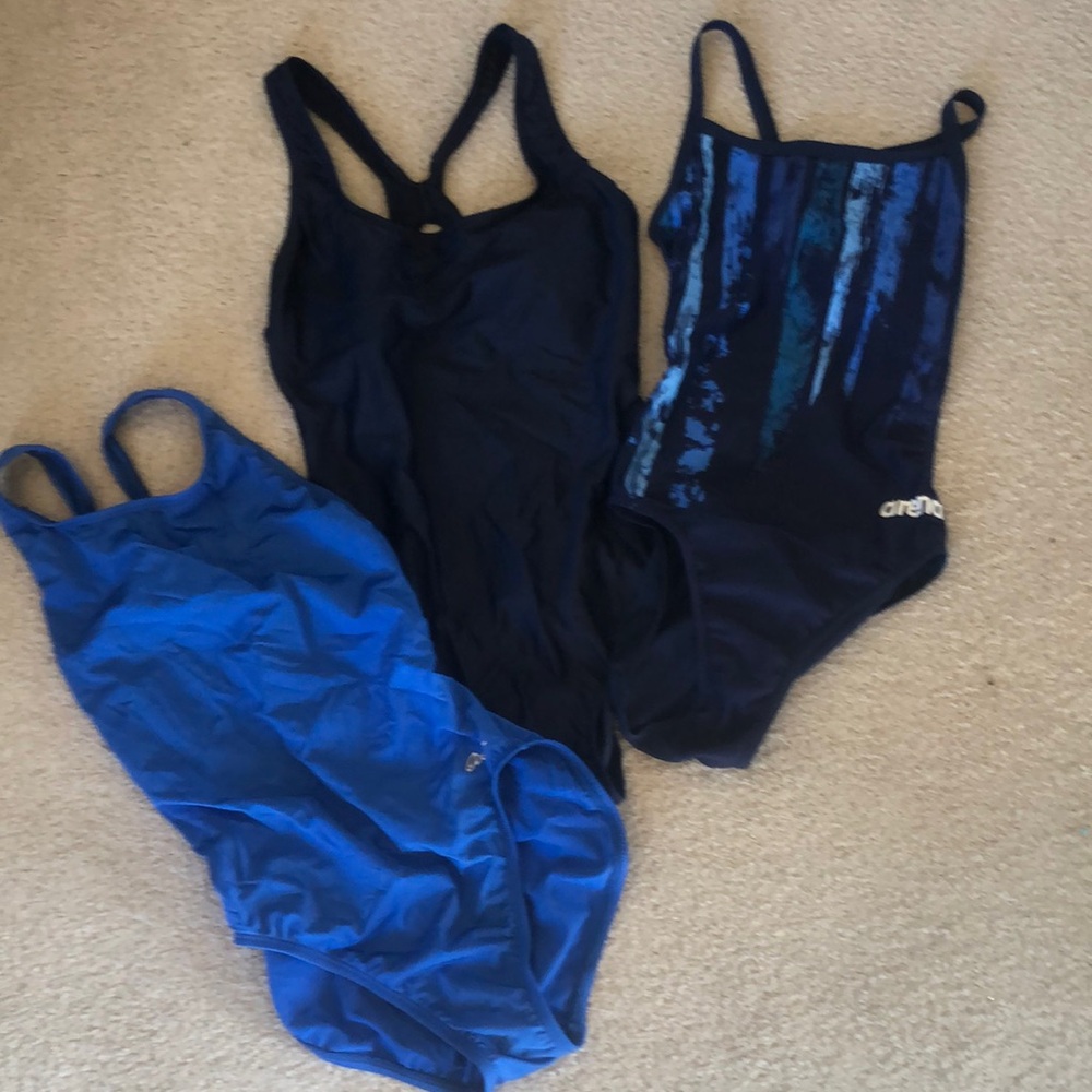 Ocean, Speedo, Arena Swim Suits for Competitive Teams Sports 34/XS-S